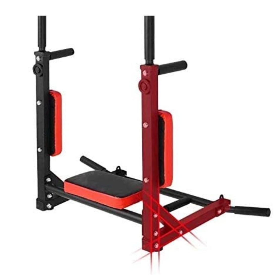 Bodyfit Heavy Multifunctional Wall Mounted pull Up Bar Height Bar Dip Station