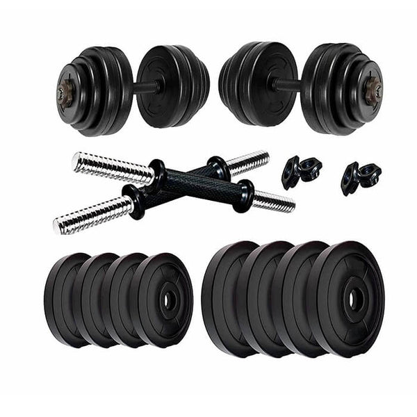 Bodyfit Home Gym Combo Dumbbell Set, Dumbbell Plates, Home Gym Set, Adjustable Dumbbells, Weight Plates, Home Gym Equipments, Exercise Set