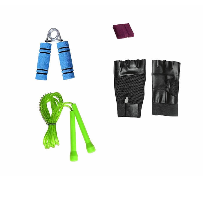 Bodyfit Home Gym Combo, Home Gym Set, Gym Equipments, [8-60Kg]