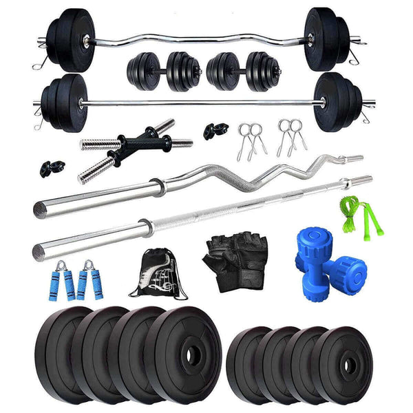 Bodyfit Leather Weight Plates (35kg, Multicolour)