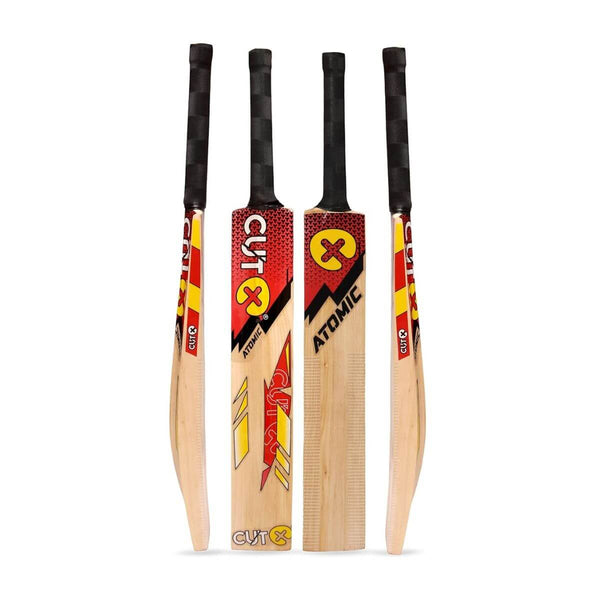 CUT X Atomic Kashmir Willow Cricket Bat