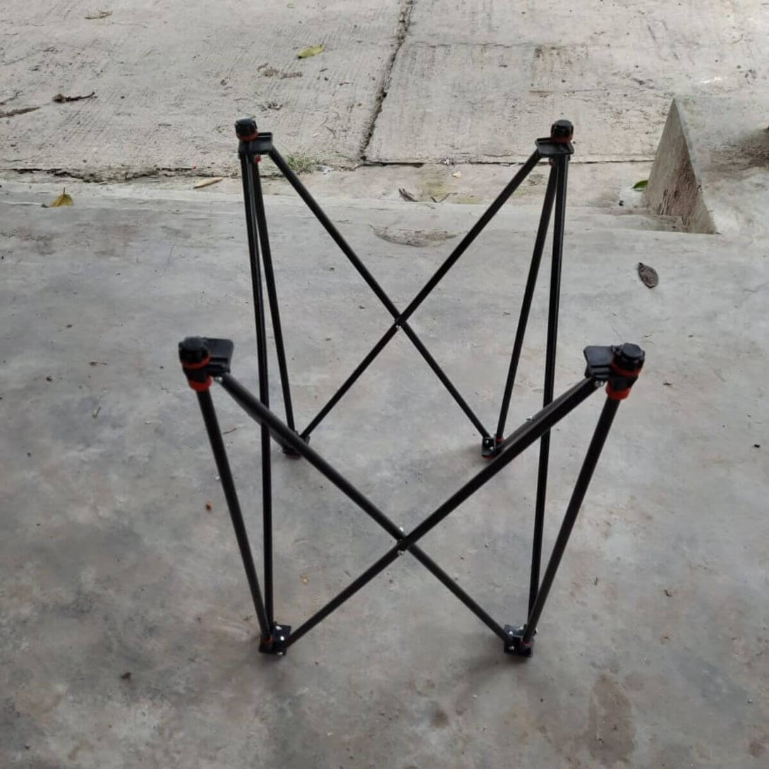 Carrom Board Stand Folding (Black)