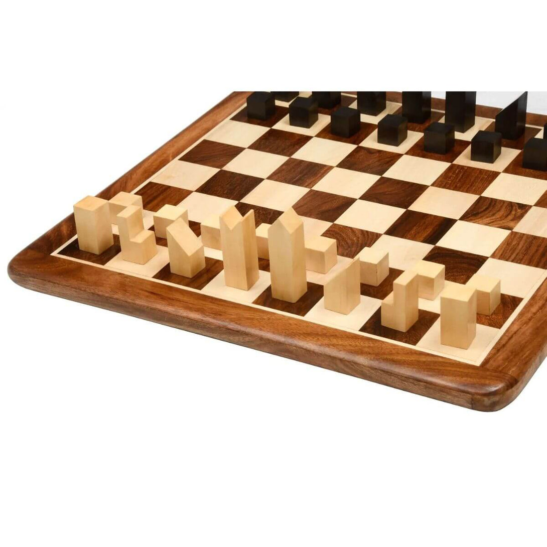 Chessbazaar Repro Minimalist Chess Pieces In Ebonized Boxwood - 2.79 ...