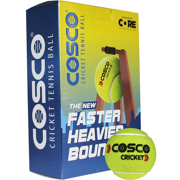 Cosco Cricket Tennis Ball (Box Pack of 6 Balls)