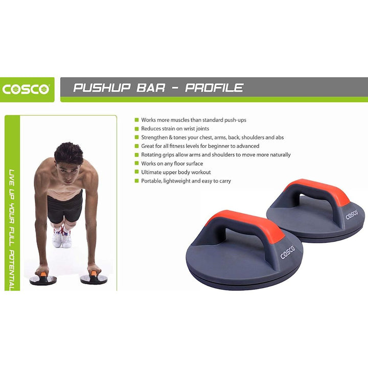 Cosco Profile Pushup Bar (Pair)