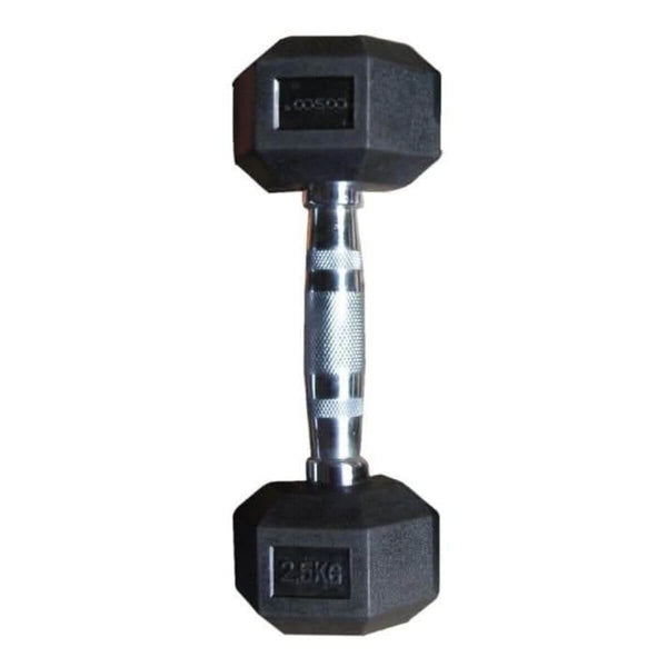 Cosco Rubber Hexagonal Dumbells (Pair)