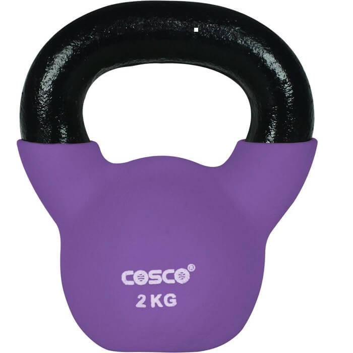 Cosco Vinyl Dumbbell Kettlebell (2/4/6/8/10/12 kgs)
