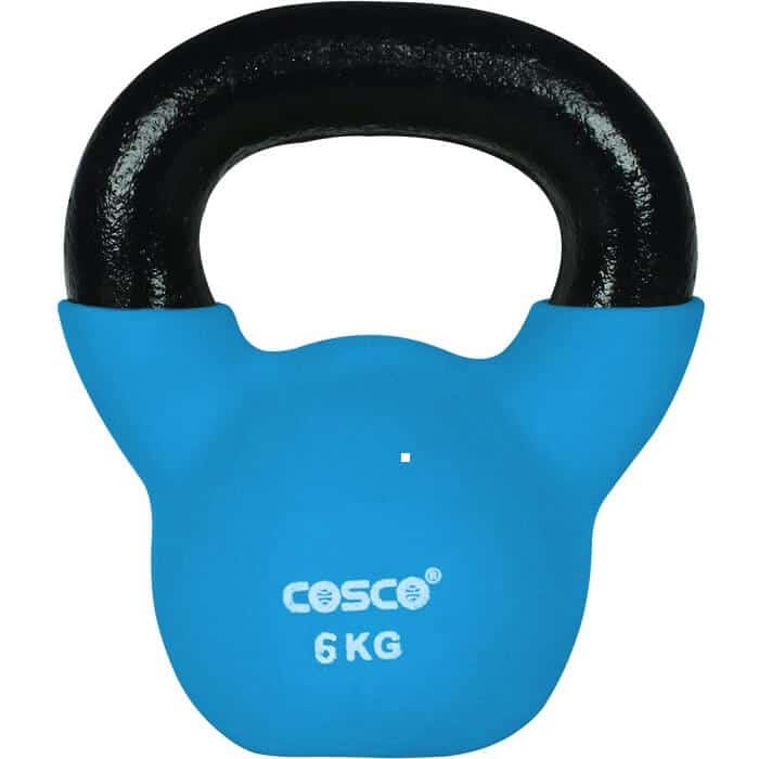 Cosco Vinyl Dumbbell Kettlebell (2/4/6/8/10/12 kgs)