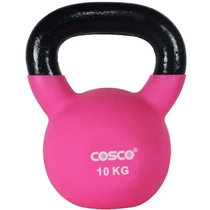 Cosco Vinyl Dumbbell Kettlebell (2/4/6/8/10/12 kgs)
