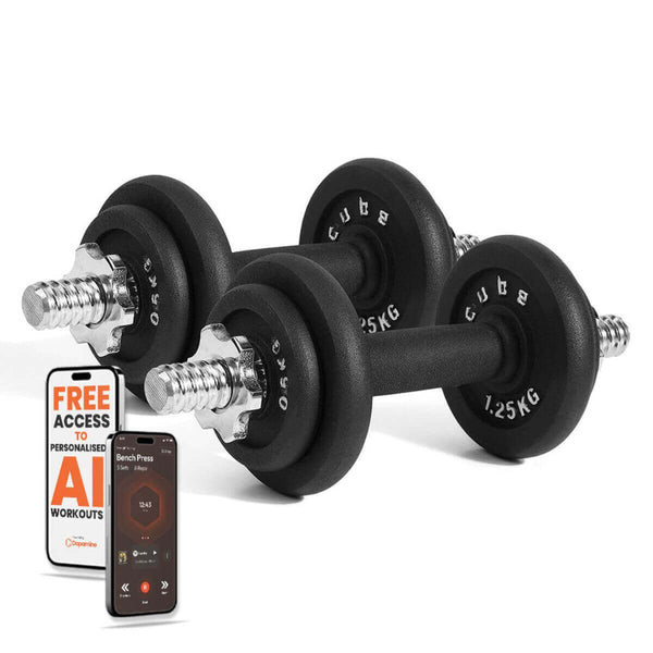 Cube Club 20KG Dumbbell kit (8 Dumbbells 1)