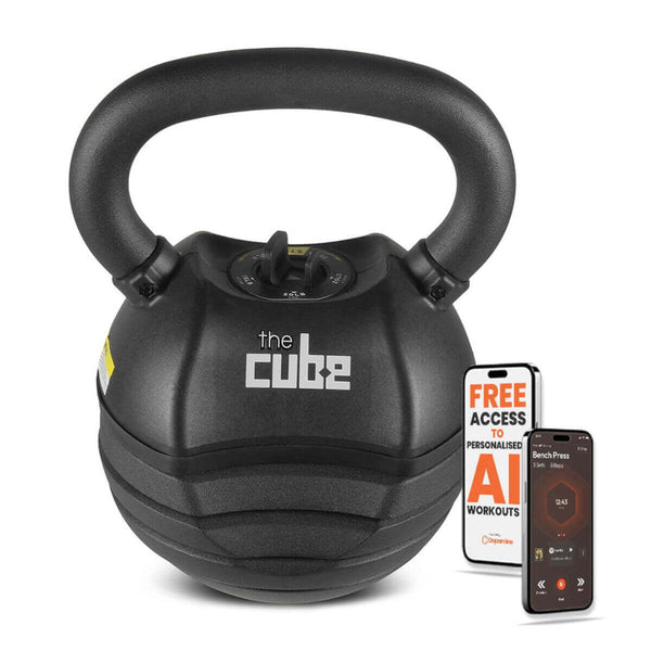 Cube Club power Kettle Pro 30lbs | Weight Adjustable kettlebell | 5 Kettlebells in 1