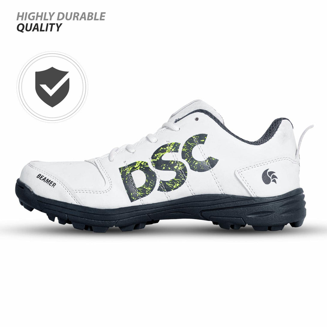 DSC Beamer Cricket Shoes (White/Grey)