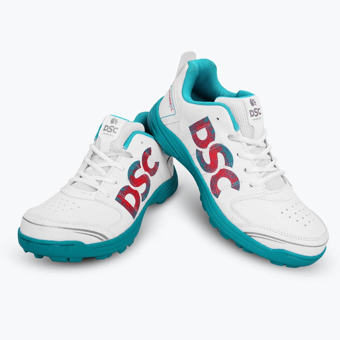 DSC Beamer X Cricket Shoes (Cyan/White)