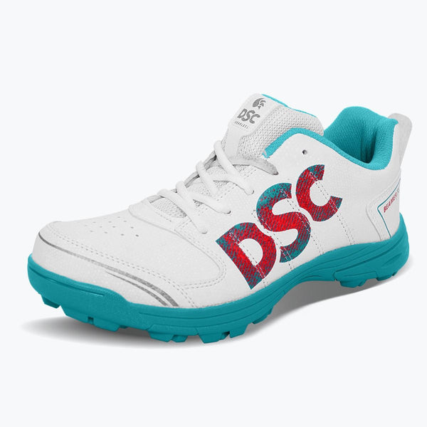 DSC Beamer X Cricket Shoes (Cyan/White)