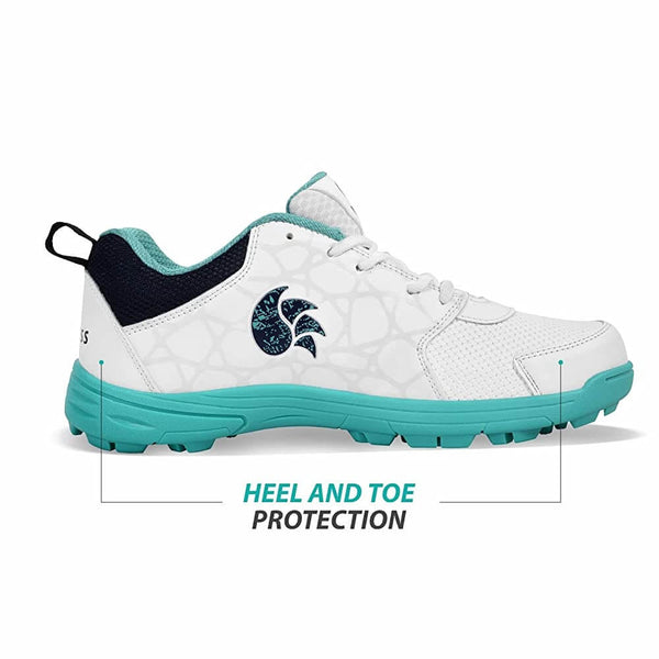 DSC Belter Cricket Shoes (Sea Green/White)