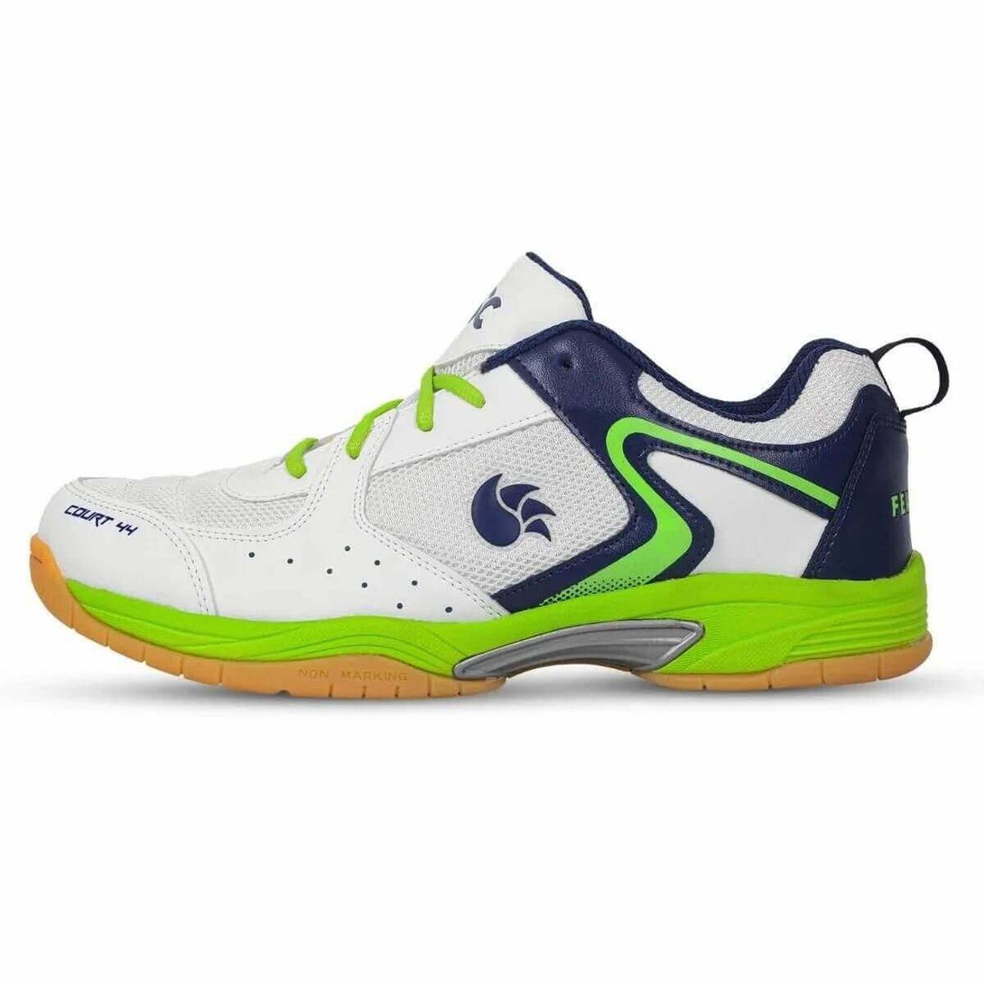DSC Court 44 Badminton Shoes (Wht/Nvy/Gr)