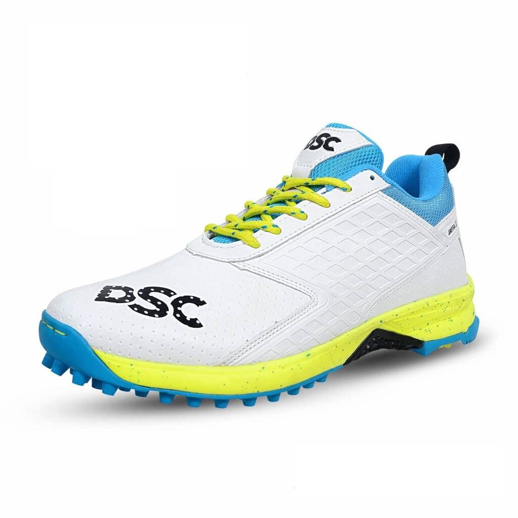 DSC Jaffa 22 Cricket Shoes (WhiteLemon Yellow)