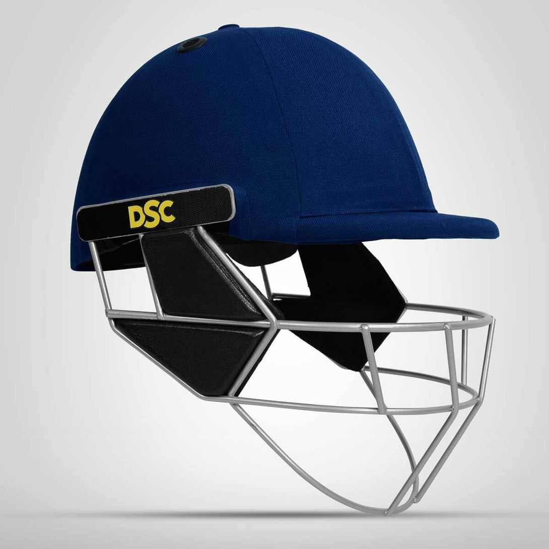 DSC Scud Lite Titanium Cricket Helmet (Navy)