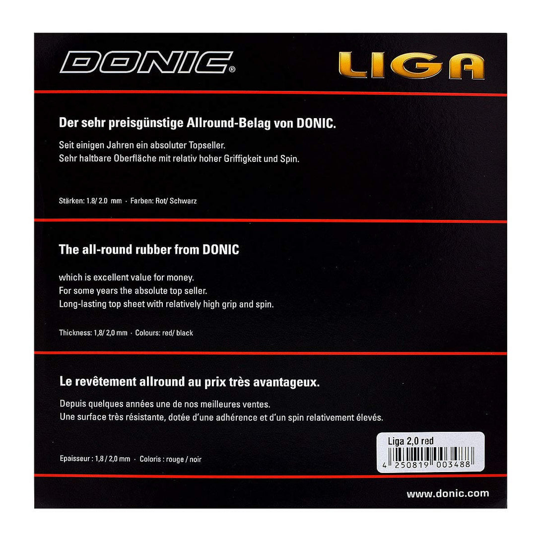 Donic Liga Table Tennis Rubber