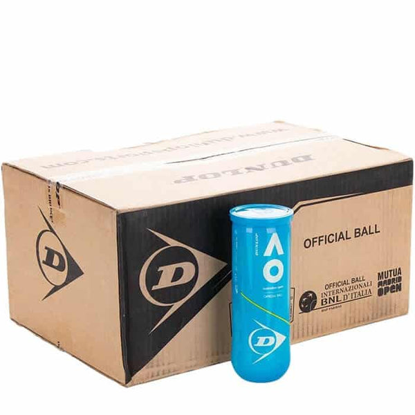Dunlop Australian Open Balls Carton (24 Cans-72 balls)
