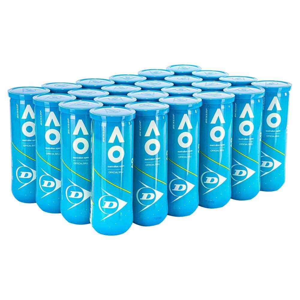 Dunlop Australian Open Balls Carton (24 Cans-72 balls)