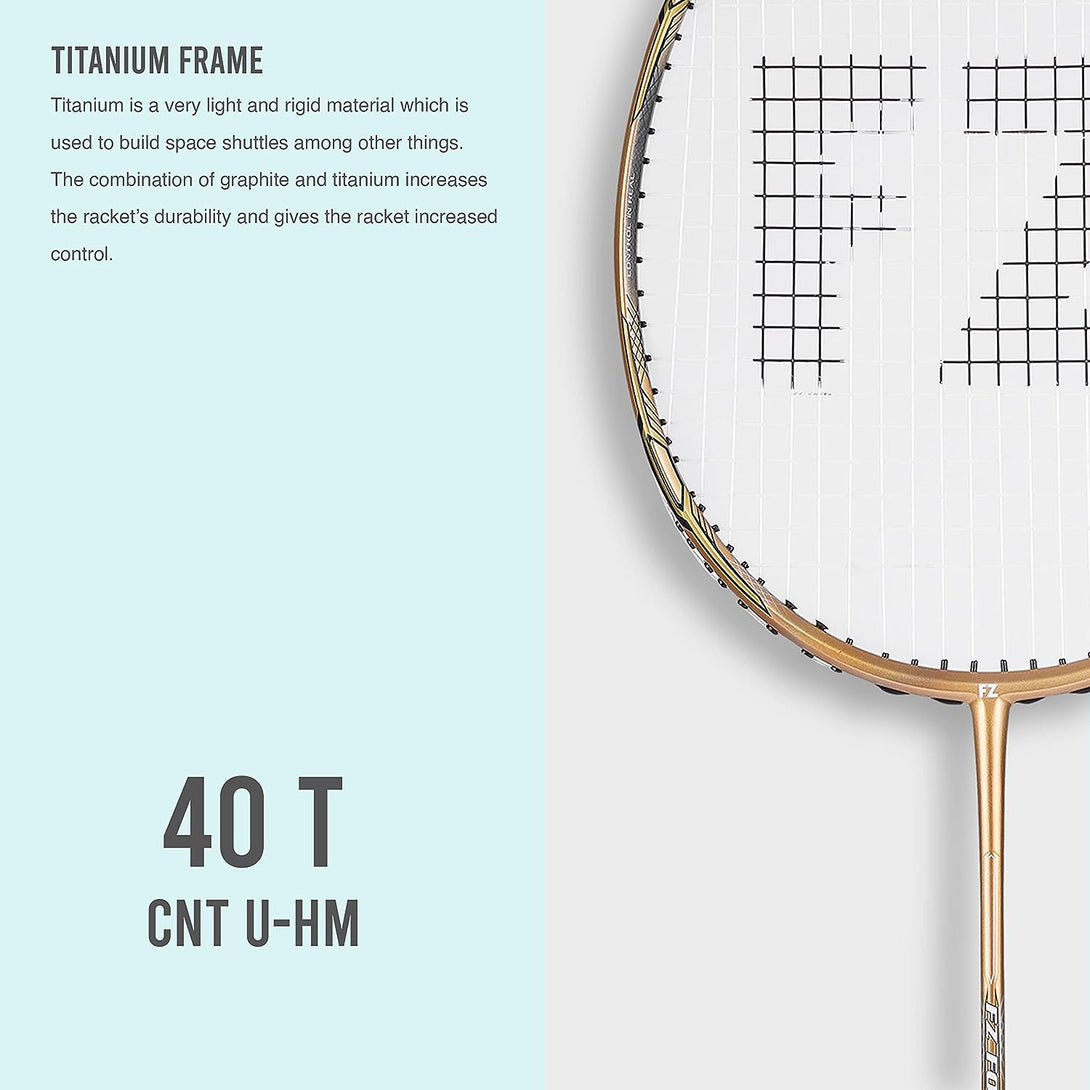 FZ Forza Light 11.1 S Badminton Racquet(Rich Gold)