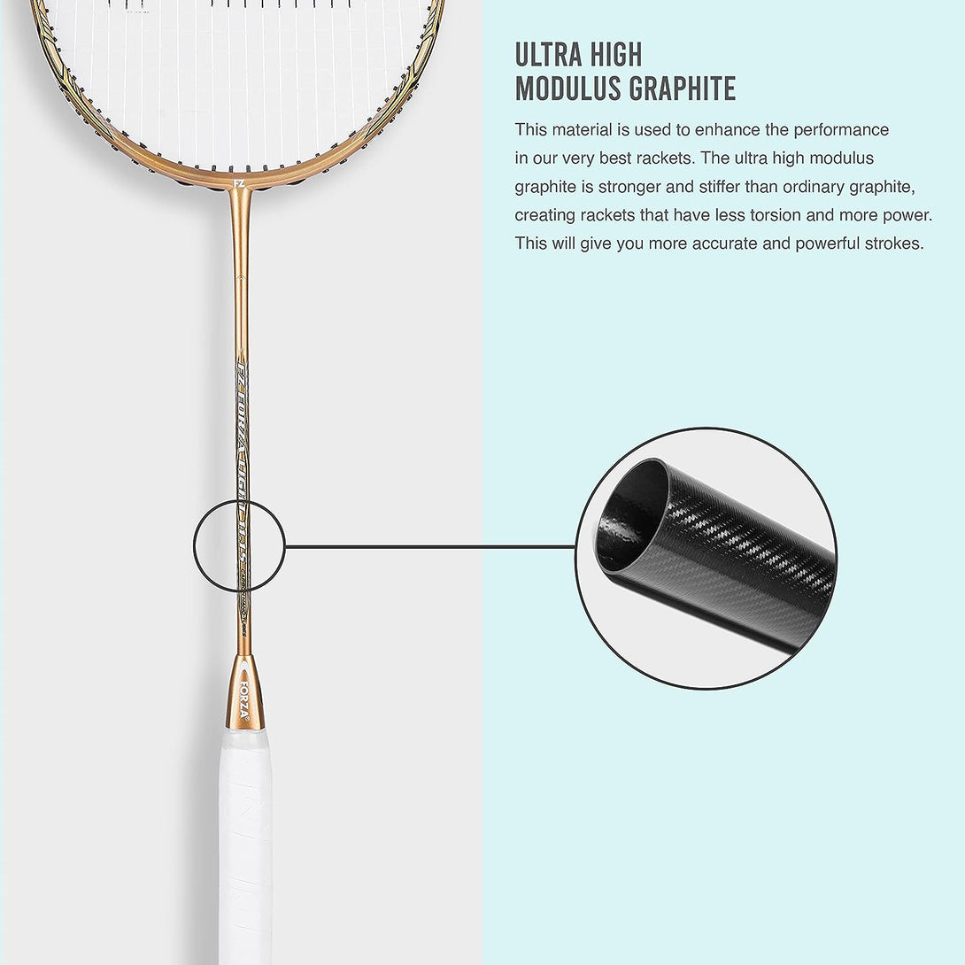 FZ Forza Light 11.1 S Badminton Racquet(Rich Gold)