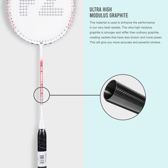 FZ Forza Lite 74 Badminton Racquet (Fiery Coral)