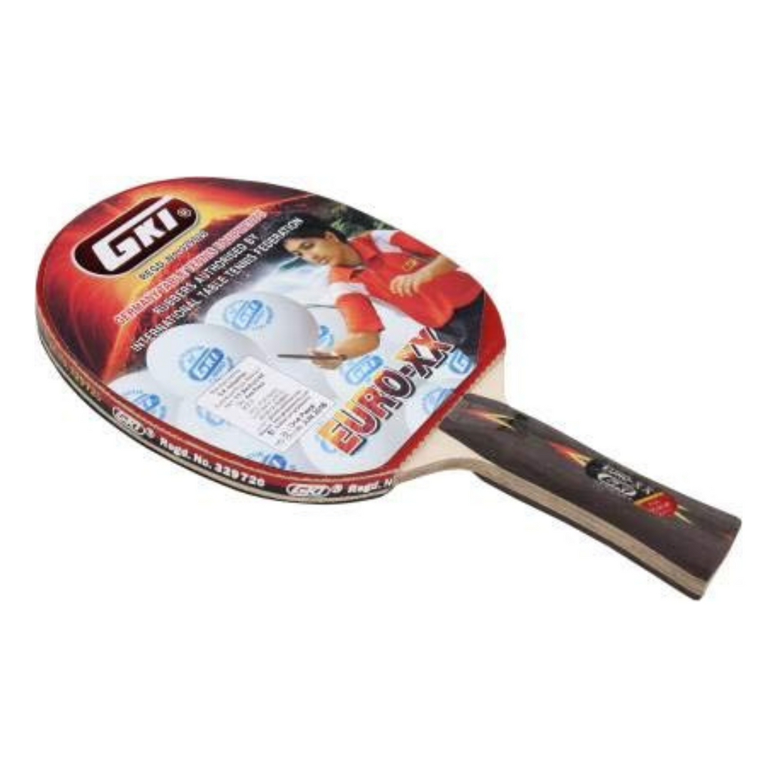GKI Euro XX Table Tennis Bat (Pack of 2)