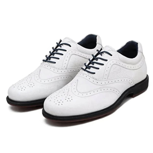 Gecko Men's Leather Golf Shoes