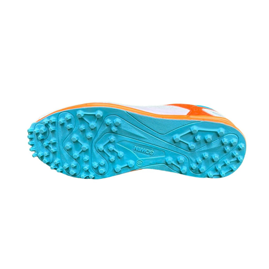 Gowin Test Cricket Shoes (White/Orange/Sky )