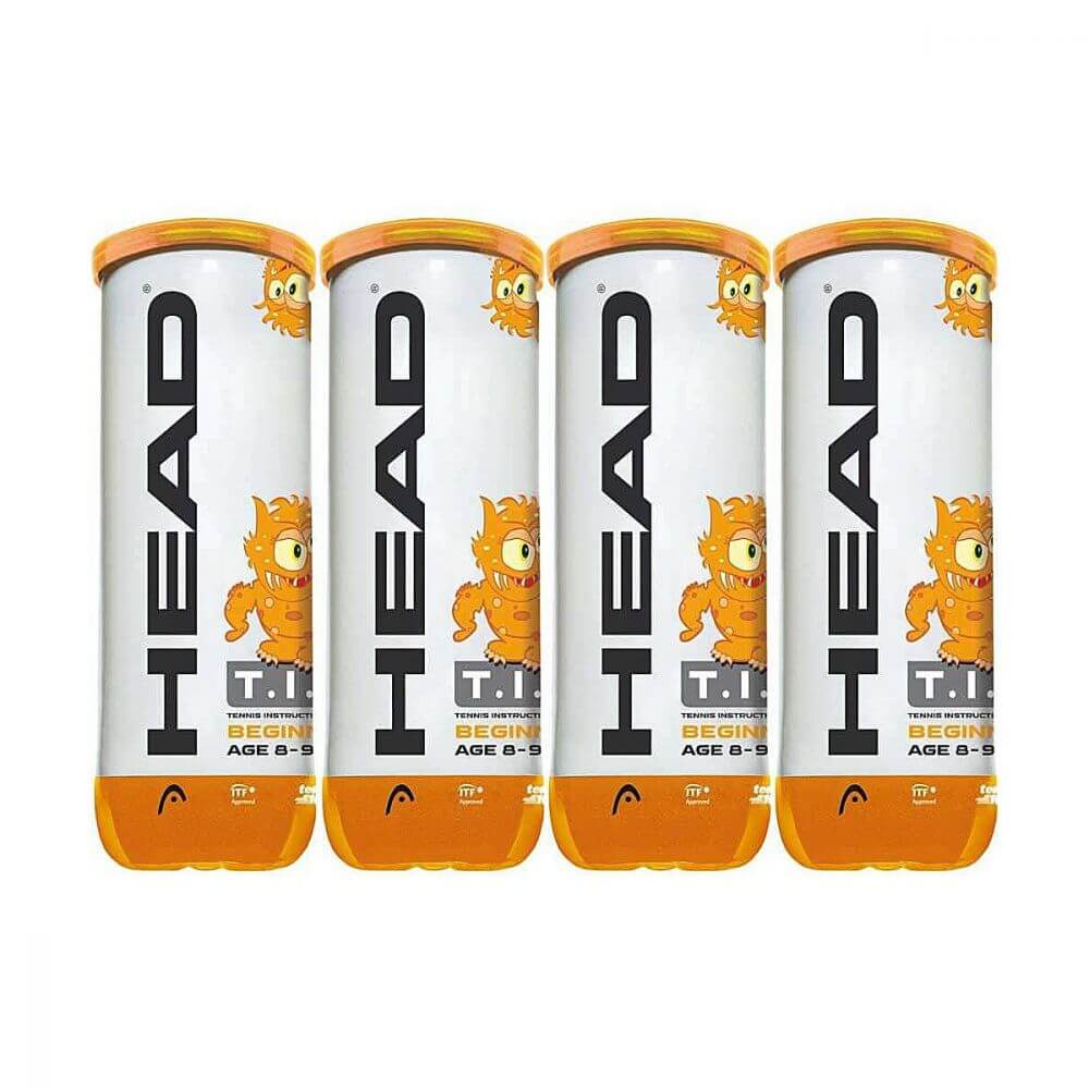 Head TIP-II Tennis Ball (4 Cans- 12 Balls)