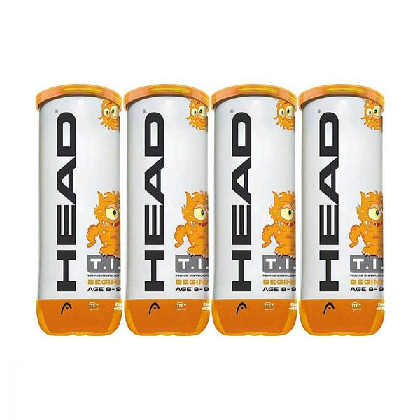 Head TIP-II Tennis Ball (4 Cans- 12 Balls)
