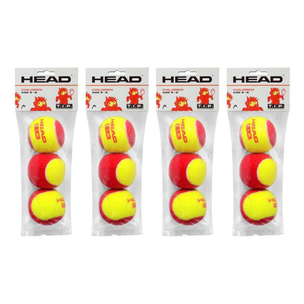 Head Tip-I Tennis Ball (4 Cans- 12 Balls)