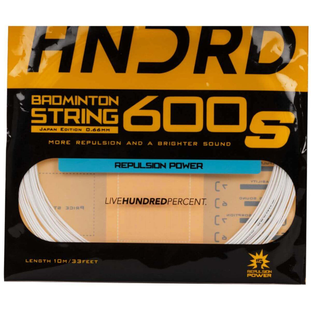 Hundred 600S Badminton String -Ice White