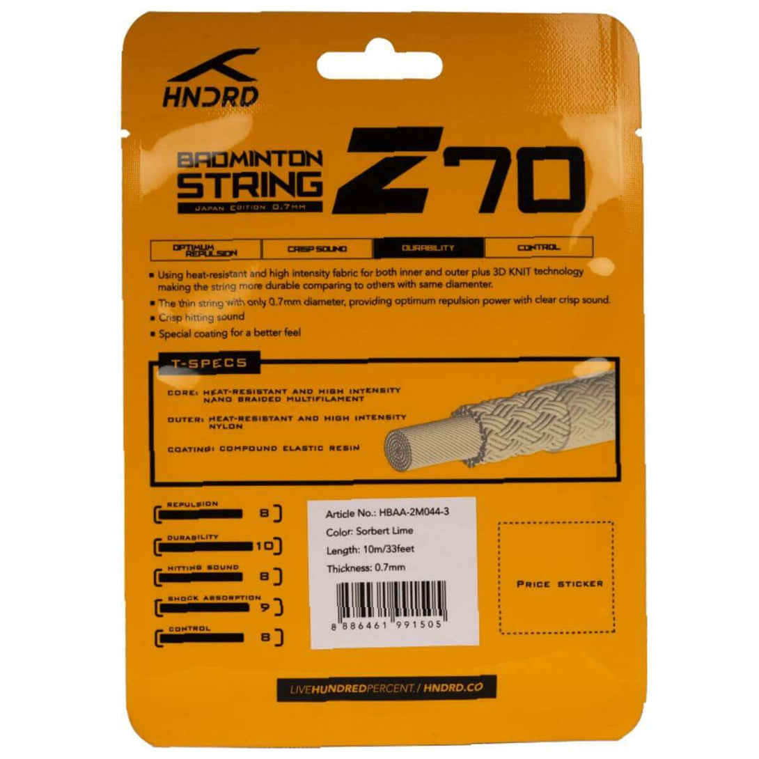Hundred 70 Z Badminton String -Ultramarine Blue
