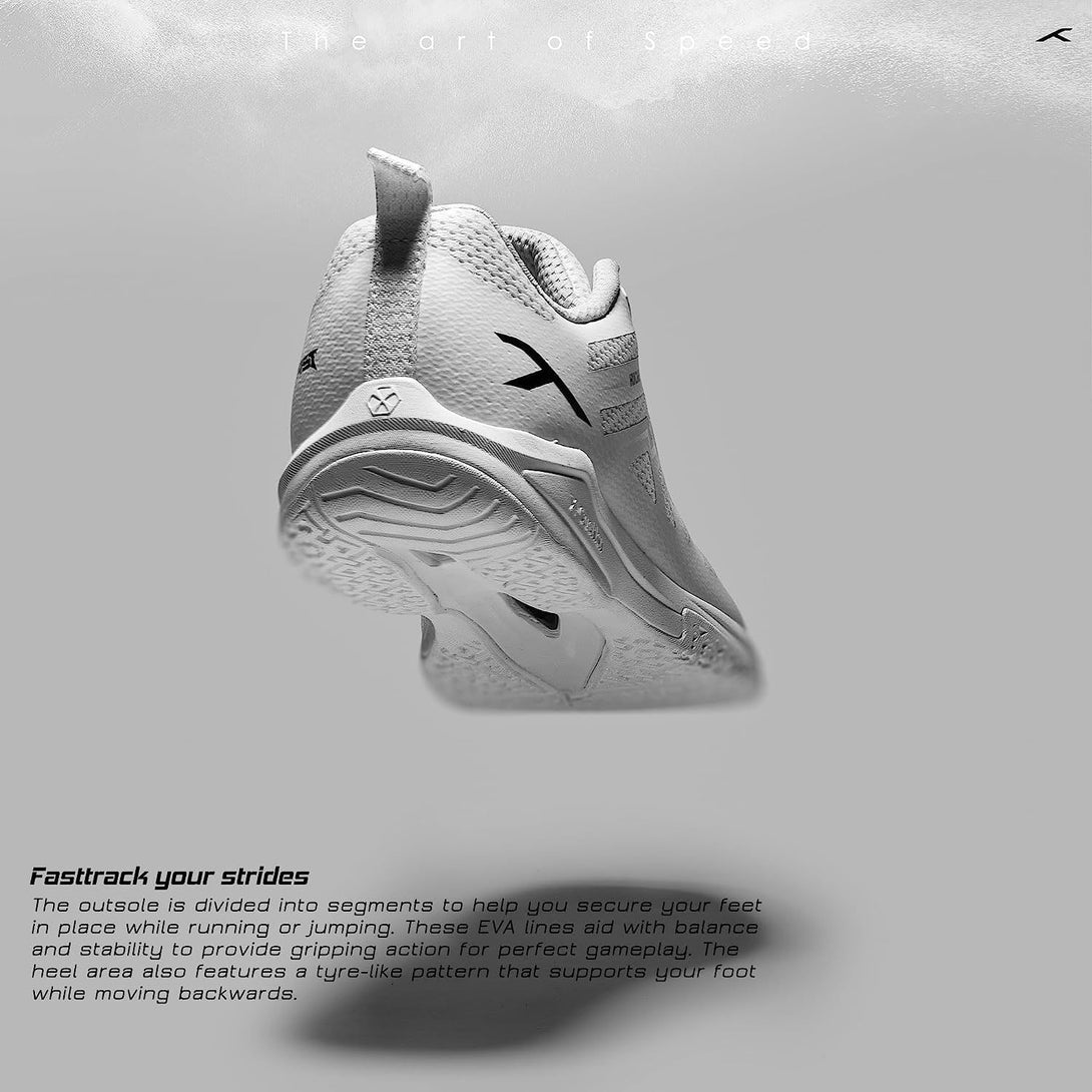 Hundred Beast Badminton Shoes (White)