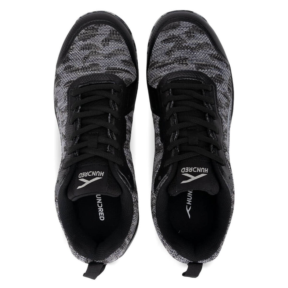 Hundred Infinity Comfort Badminton Shoes (Black/Grey)