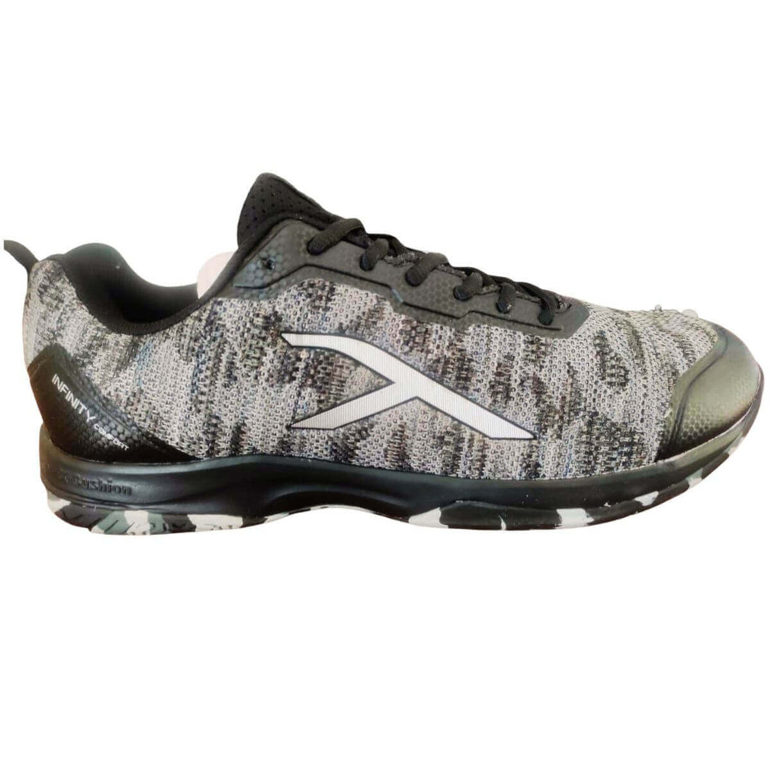 Hundred Infinity Comfort Badminton Shoes (BlackGrey)