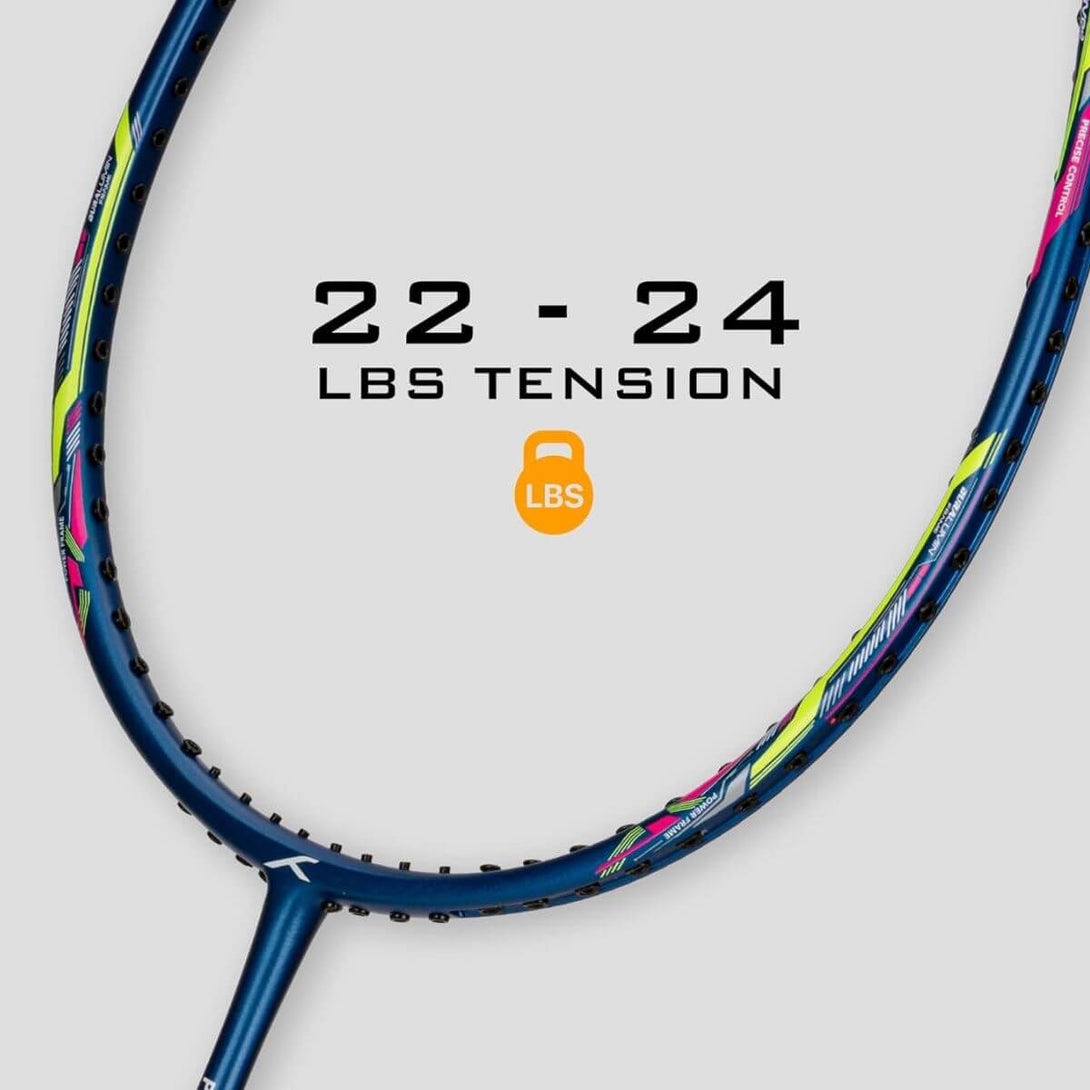 Hundred Powertek 2000 Pro Badminton Racquet-Navy