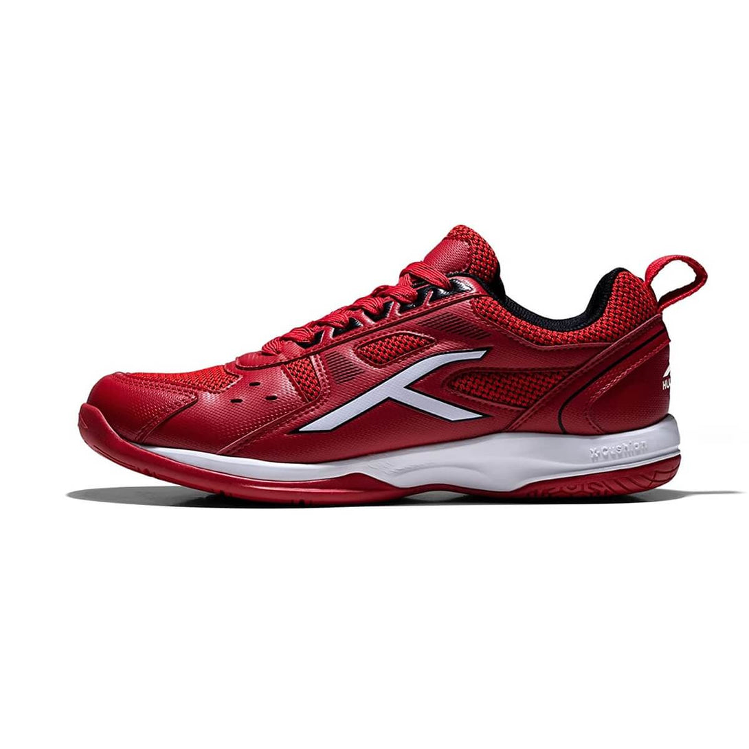 Hundred RAZE Unisex Badminton Shoes (Red/White/Black)