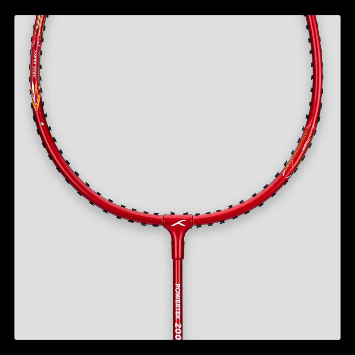 Hundred Powertek 200 Badminton Racquet-Dark Red – Sportswing.in