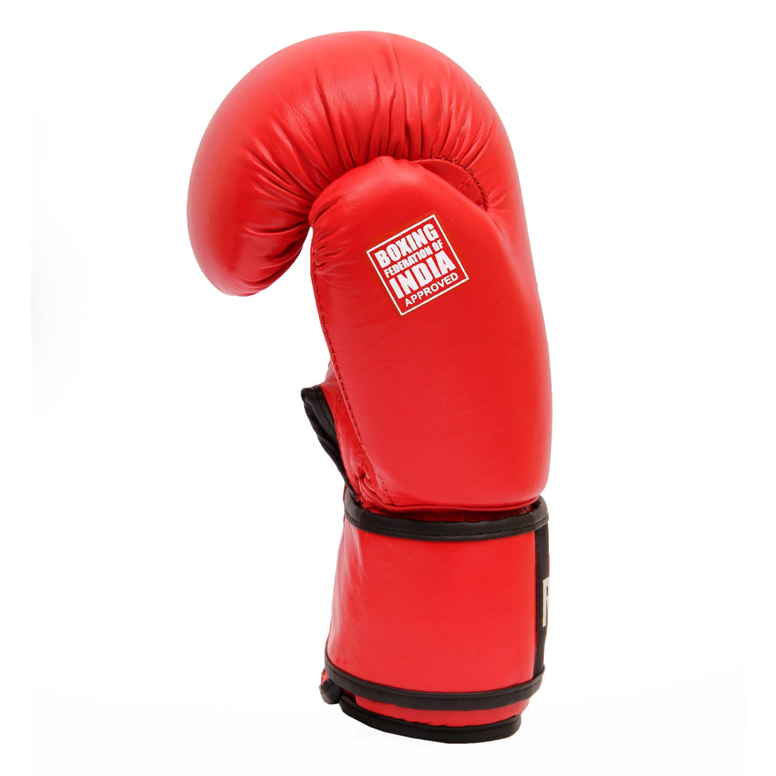 RXN World Champ Competition Professional Top Grain Leather Boxing Gloves - (BG-01)