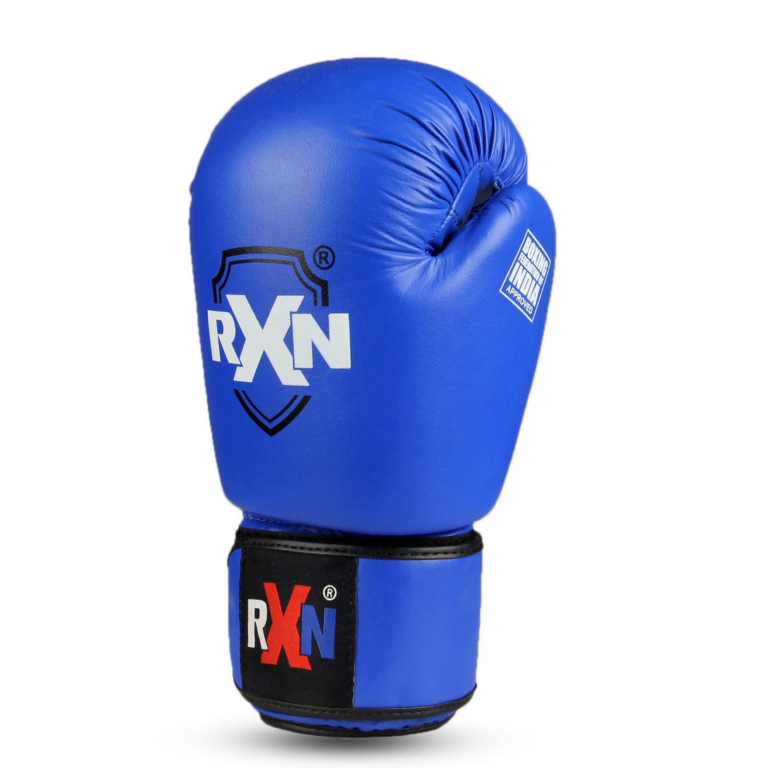 RXN World Champ Competition Professional Top Grain Leather Boxing Gloves - (BG-01)