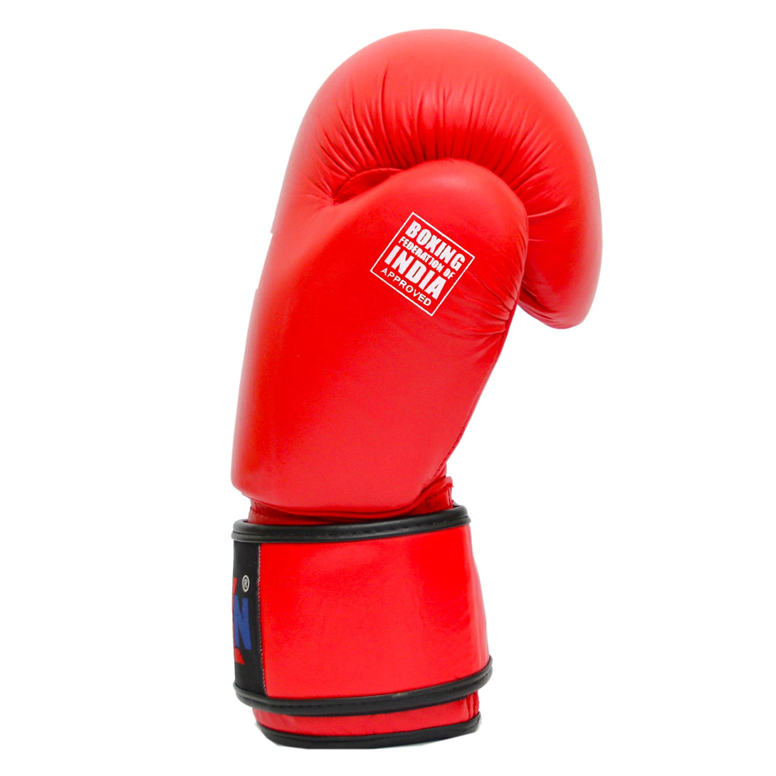 RXN World Champ Competition Professional Top Grain Leather Boxing Gloves - (BG-01)