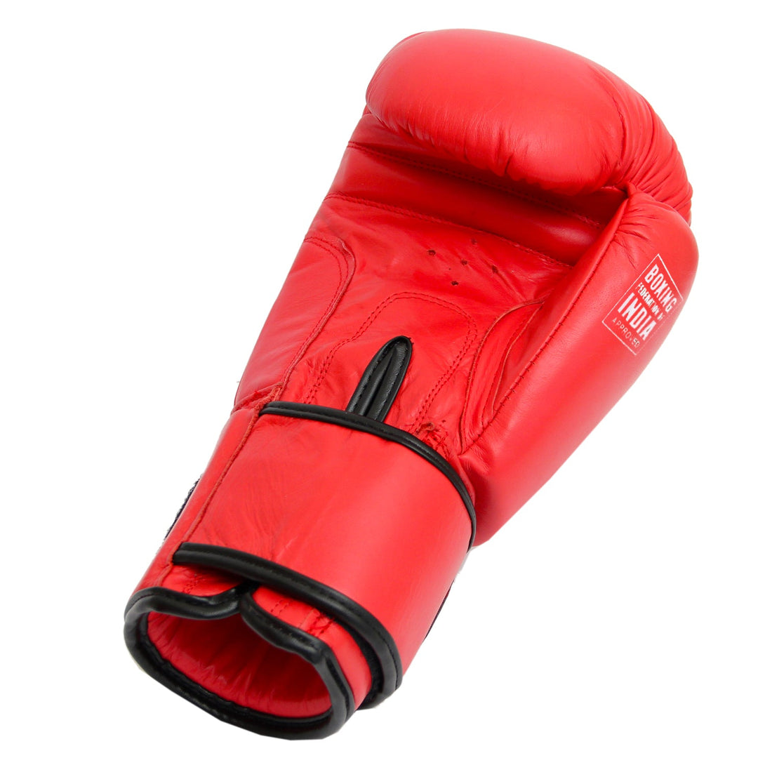 RXN World Champ Competition Professional Top Grain Leather Boxing Gloves - (BG-01)