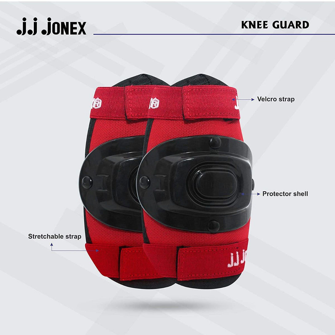 JONEX Protective Skating Guard Kit (Red-Small)
