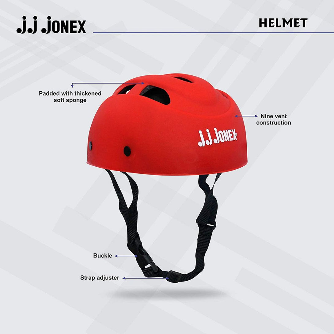 JONEX Protective Skating Guard Kit (Red-Small)