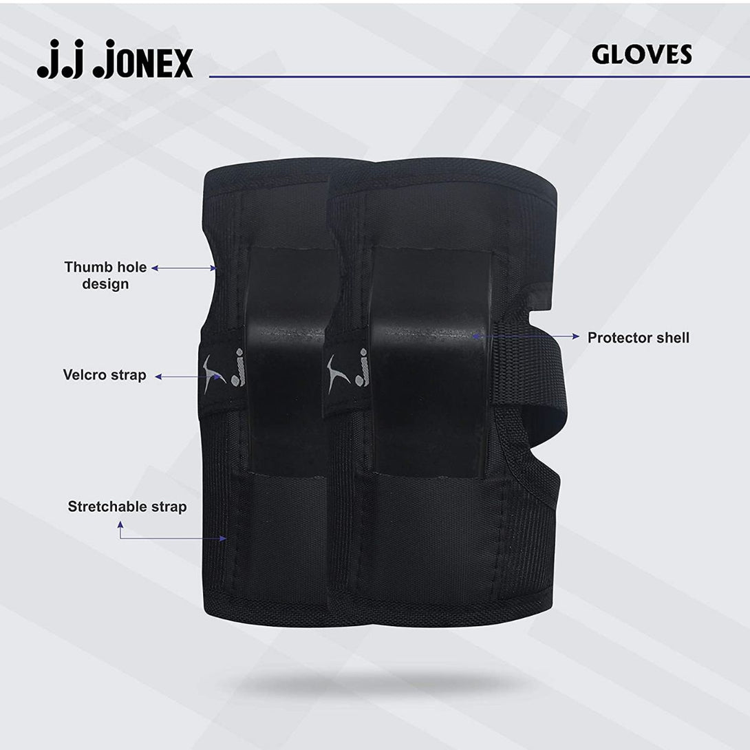 JONEX Protective Skating Guard Kit (Red-Small)