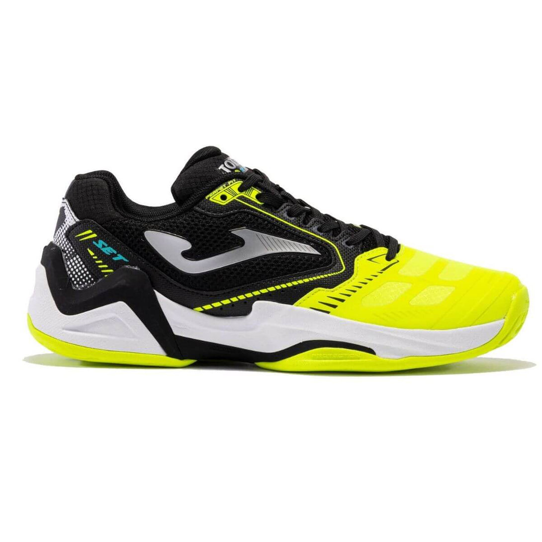 Joma T Set Men Clay Court Tennis Shoes ( Black Lemon Flour)